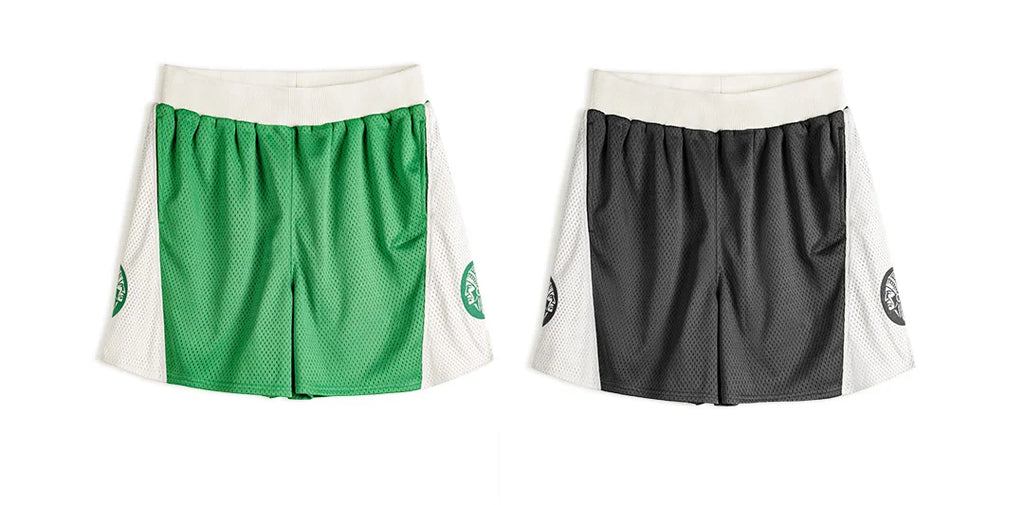 Men's Vintage Mesh Breathable Shorts Loose Basketball Fitness Training Five Inch Pants Casual Outdoor Summer Streetwear
