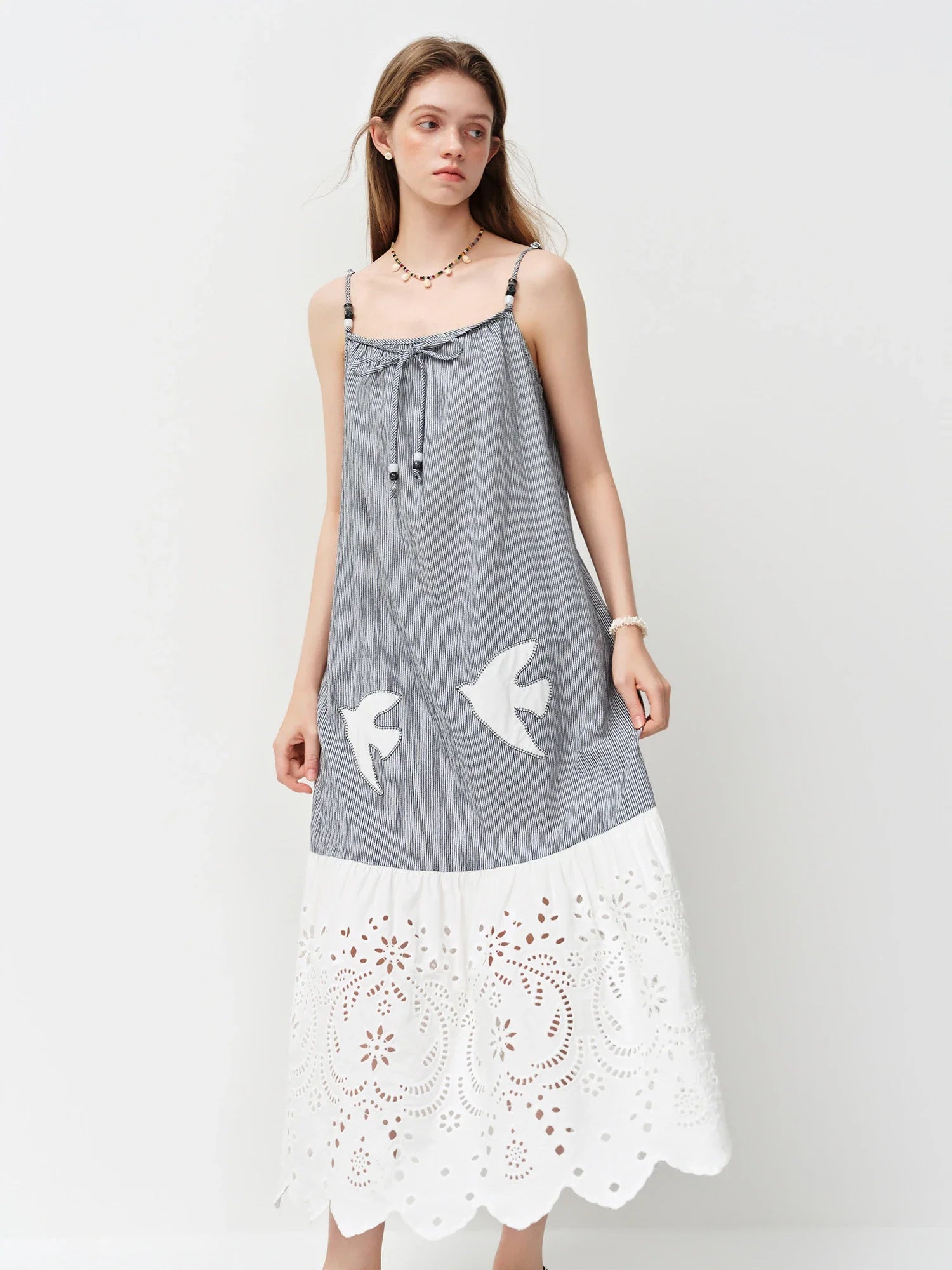 2026 Summer Women's Linen Blend Spaghetti Strap Maxi Dress - Elegant Beach Cover Up for Resort and Vacation Outfits