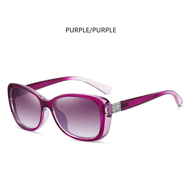 Young Style Women's Sunglasses Gradient Polarized Driving Glasses Luxury Design Ladies Elegant Lunette De Soleil Femme