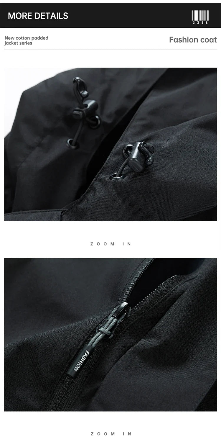 Waterproof Windbreaker Men Jacket Autumn Spring Outdoor Softshell Hooded Coat Sports Hiking Camping Coats Lightweight Jackets