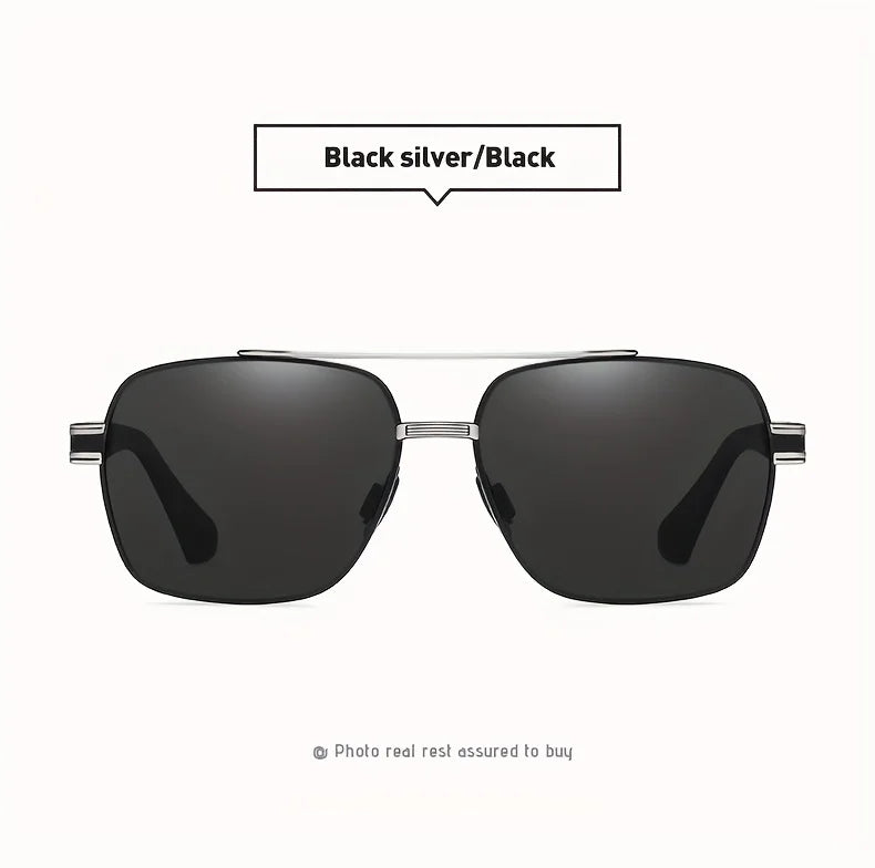 Design Square Polarized Sunglasses Man Photochromic Sun Glasses Woman Anti-glare Driving Goggles Oculos zonnebril heren