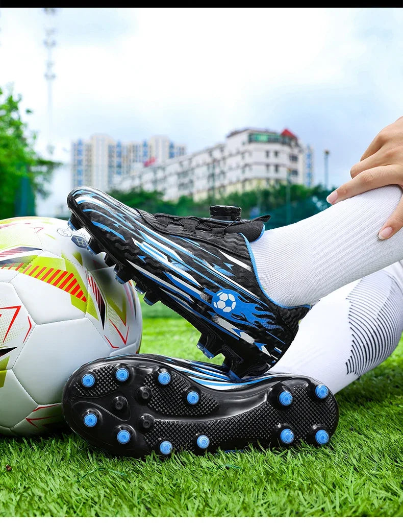 New Kids Football Field Boots Boys Girls Indoor Soccer Shoes Society Futsal Non Slip Professional Fast Men Soccer Cleats Sneaker