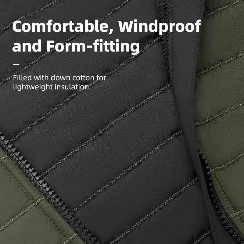 Winter Thermal Fleece Cycling Jersey Men's Ultralight Down Jacket MTB Road Bicycle Clothing Long Sleeve Ciclismo Coat