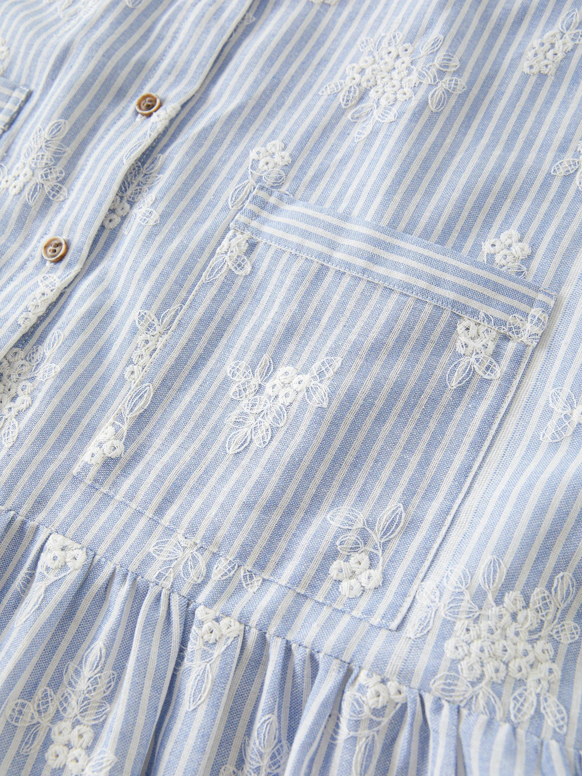 2025 Summer New Design - Women's Beach Style Casual Resort Dress with Premium Knit Blue Stripe Dresses 25FS12618