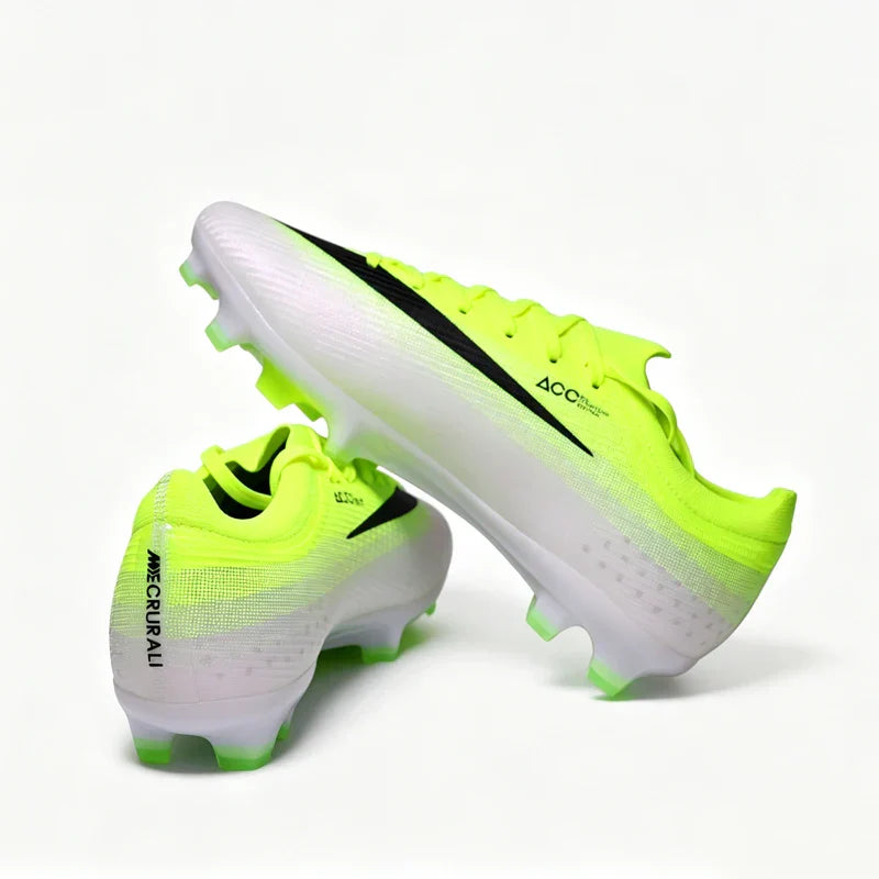 New Mens Football Boots Youth FG/TF Training Studded Fast Soccer Cleats Boys Non Slip Football Shoes Chuteira Campo 35-45