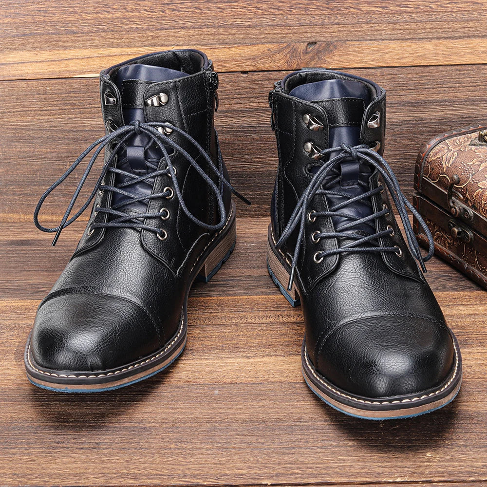 Retro Men Ankle Boots