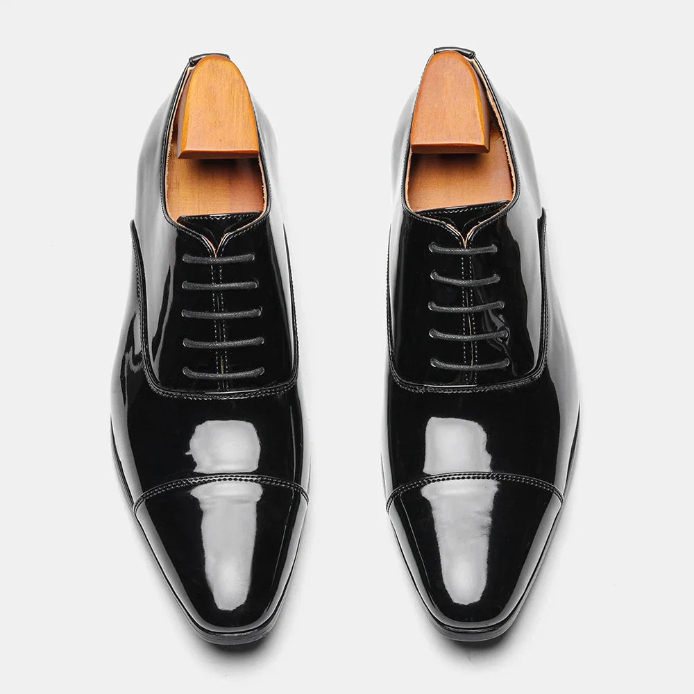 Men's Fashionable Comfortable Social Shoes – Leather Slip-On Dress Footwear EU 40–48