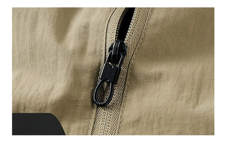 Autumn Breathable New Men's Jackets Outdoor Sports Loose Korean Casual Coat Man Stand Up Collar Classic Solid Color Windbreaker
