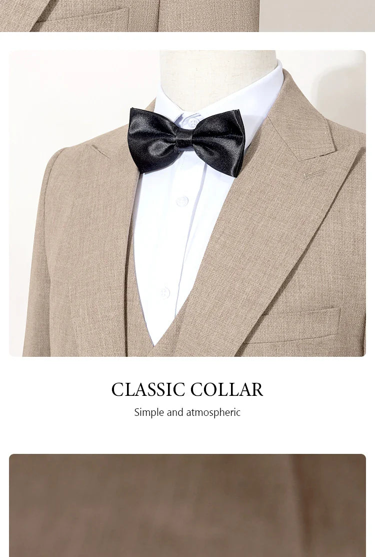 New 2 buttons on suit blue modern design mens office wear blazer coustime homme luxe Bead edge craftsmanship