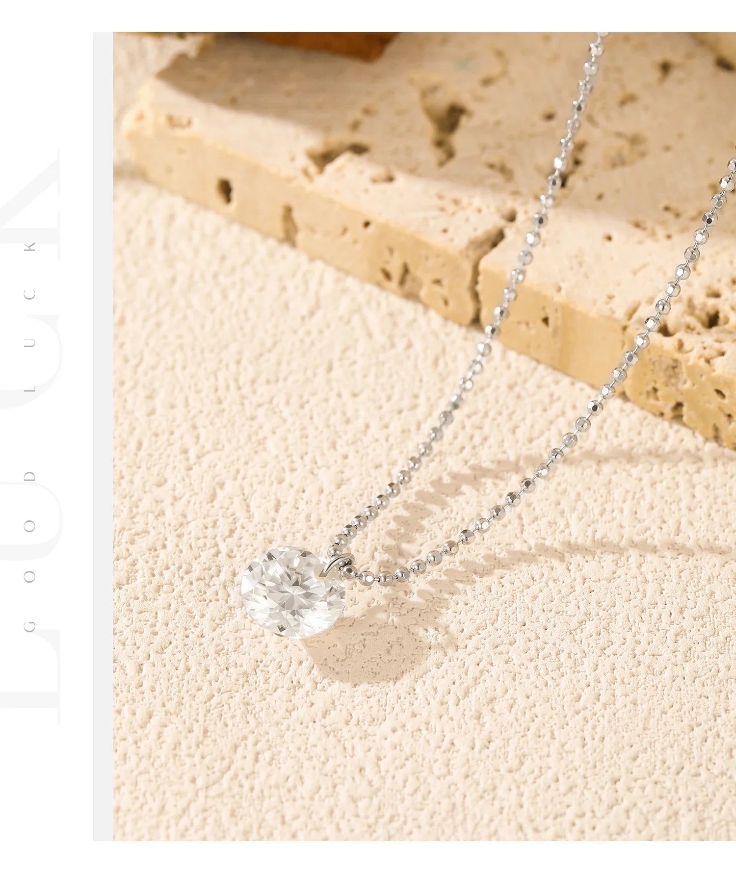 6 Styles D Color Geometric Moissanite Necklaces 925 Sterling Silver Dazzling Pendant Necklace For Women Fine Jewelry