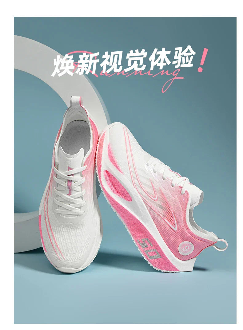 Unisex 2025 Full Carbon Plate Running Shoes Professional Marathon Racing Lightweight Bounce Cushion Breathable Sports Sneakers