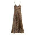2026 Summer New Women's Dress Leopard Print Spaghetti Strap A-Line Midi Dress Sexy Fashion Wild Individual Style