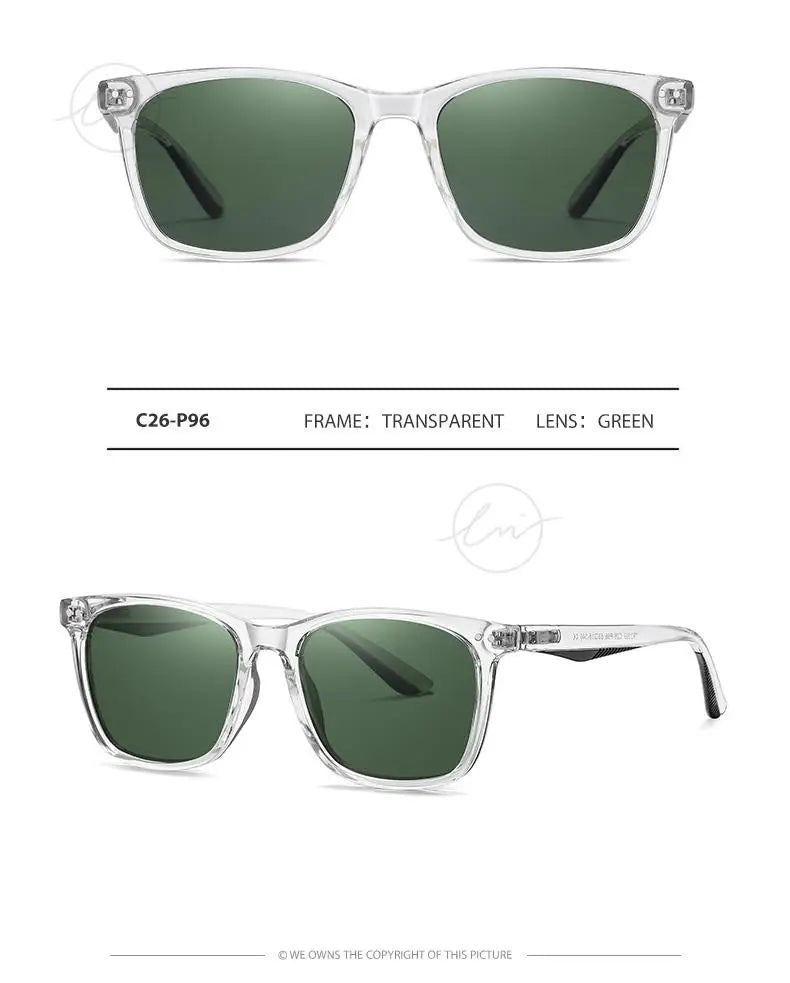 Polarized Sunglasses Men Women Fashion Square Shades Leopard Frame Ladies Travel UV400 Goggles Driving Sun Glasses