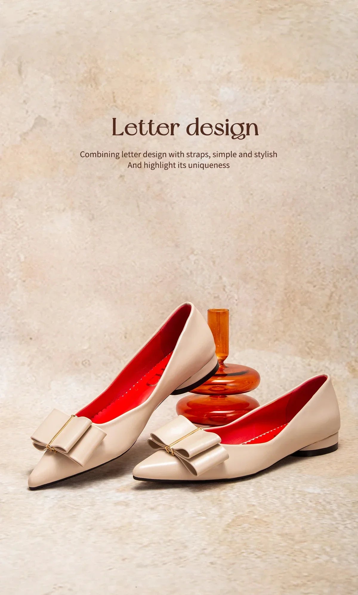 Women's Shoes 2025 Luxury Brand New ListingPU Casual Flat Leather Shoes  Black Pointed Toe Lazy Shoes Bowknot