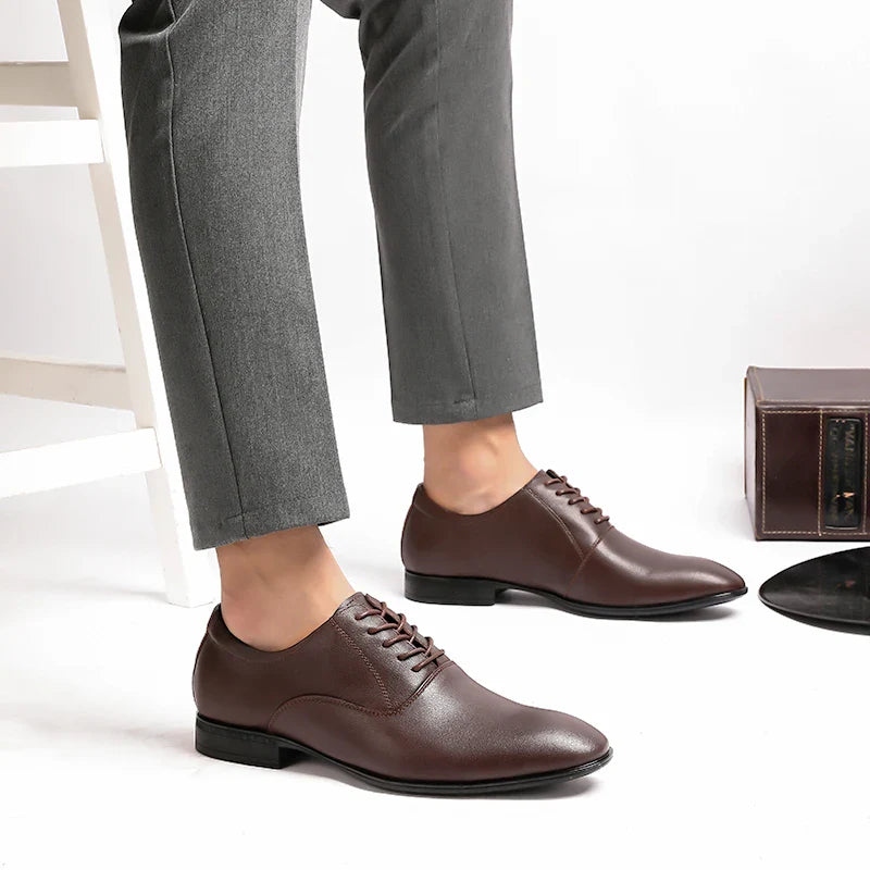 Luxury Oxford Genuine Leather Mens Shoes Brand Formal Shoes Top Quality Business Wedding Dress Italian Footwear Plus Size 49 50