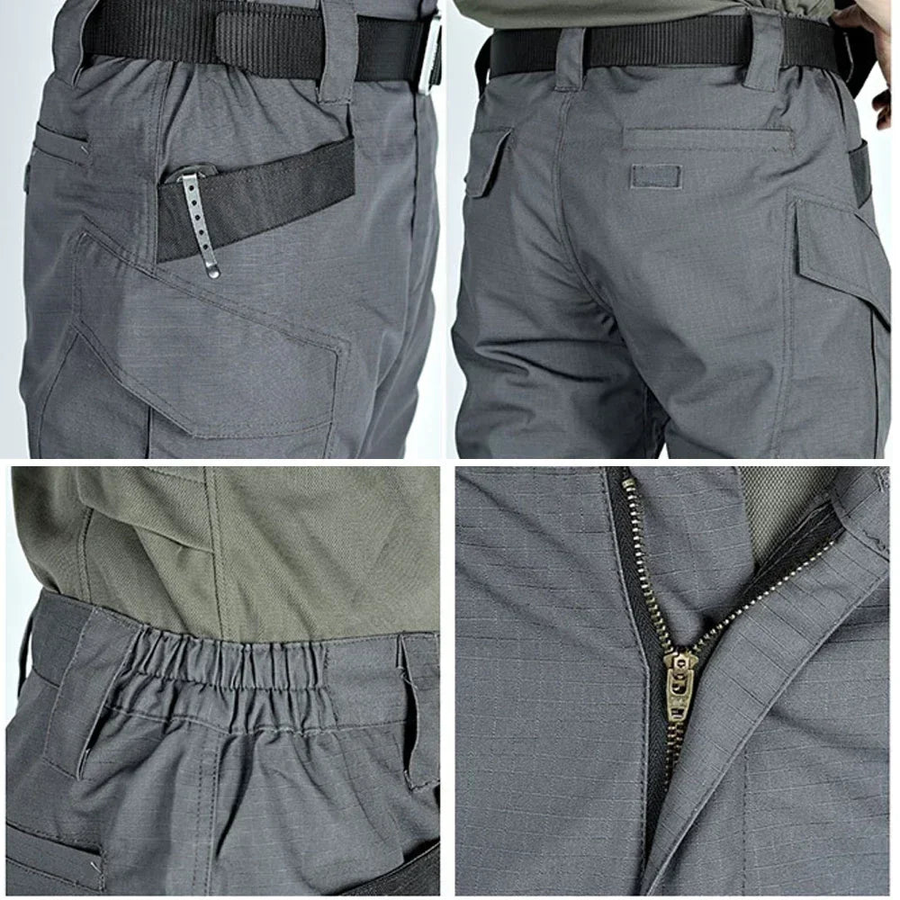 Tactical Pants Men Summer Work Wear Cargo Pant IX6 Raider Outdoor Multi-pocket Hunting Ripstop Camo Loose Hiking Trouser Spring