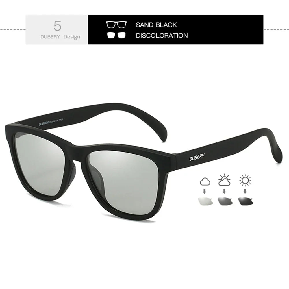 DUBERY Full Rim Polarized Sunglasses For Men And Women 28 Colors Model 550
