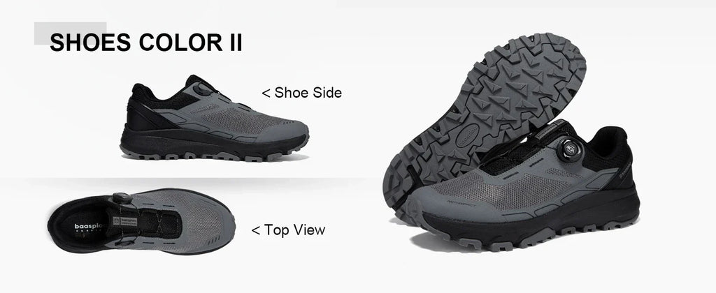 Men Hiking Sneakers Brand High Quality Trekking Climbing Shoes Male Rotating Button Luxury Designer Outdoor Sneakers