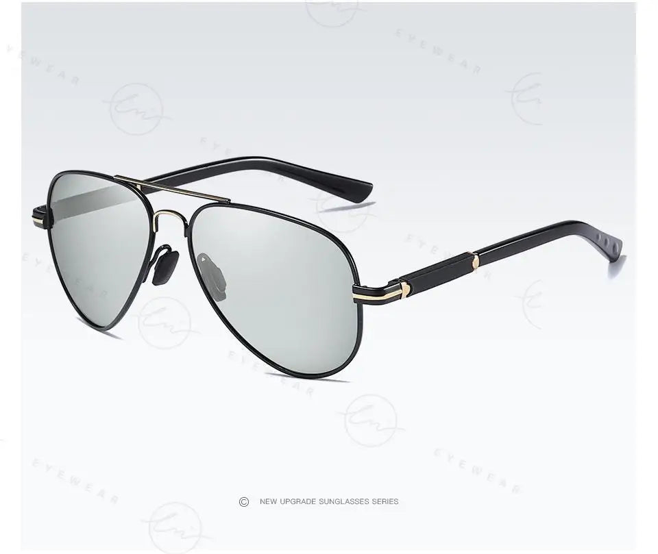 Design Aviation Sunglasses Polarized Man Photochromic UV400 Glasses Woman Anti-glare Driving Goggles zonnebril heren