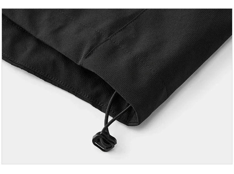 Jacket Men Outdoor Sport Loose Hooded Patchwork Mesh 2025 Autumn Textured Top Menswear Clothing Jackets