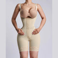 Women's Open Chest Girdles Fajas Colombianas High Waist Trainer Body Shapewear Slimming Post Surgery Elastic Abdomen Bodysuits