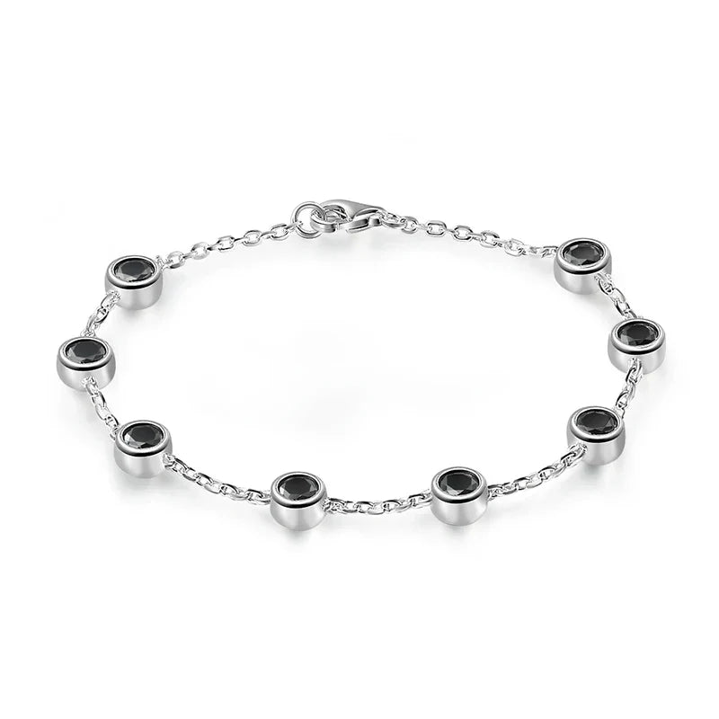 4mm 0.3CT Full Moissanite Tennis Bracelets For Women S925 Silver Plated 18K Gold Hand Chain Fine Jewelry with certificate