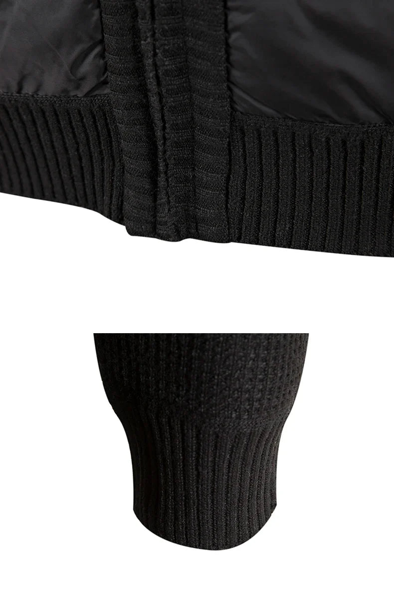 Men's Autumn Winter Sweater Baseball Coat Knit Jacket Korean Jumpers Male Windbreaker Fashion Pullovers Business Casual Knitwear