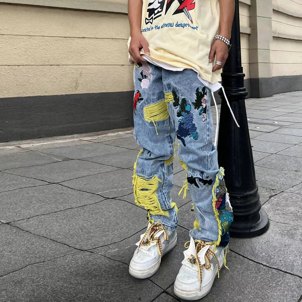 Denim Ripped Jeans for Men