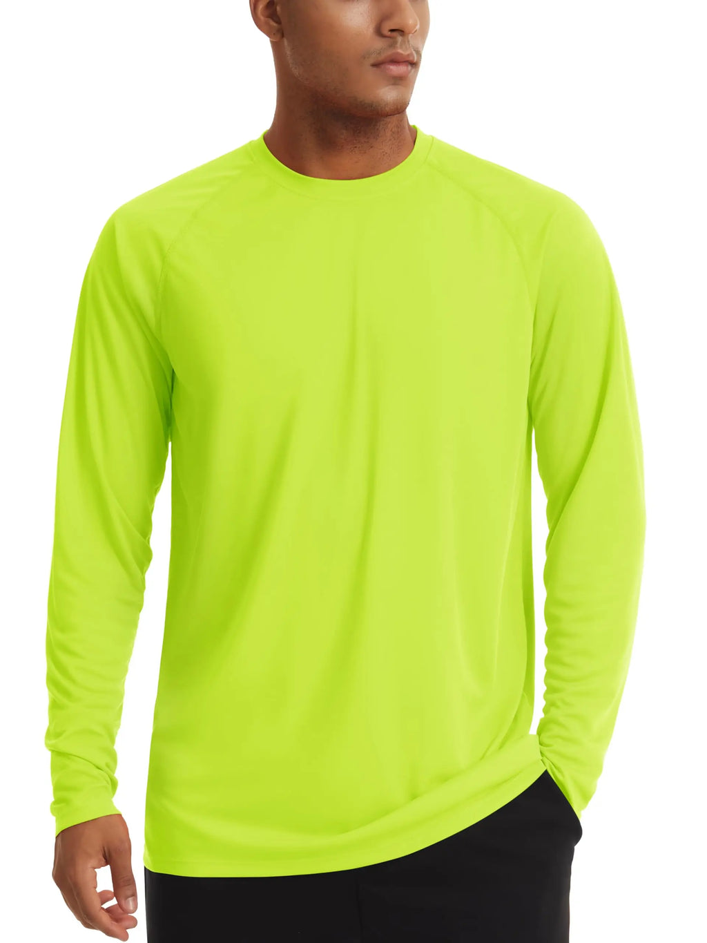 UPF 50+ Sun Protection T-shirts Men's Quick Dry Long Sleeve Athlectic T Shirts Performance Sports T-shirts Tee Tops