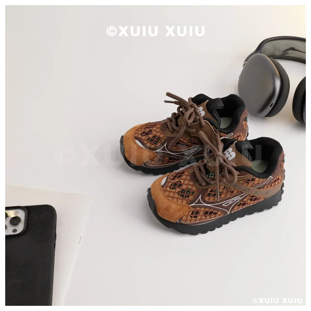 2025 Summer Boys Girl Sports Running Shoes Baby Toddler Kid Breathable Orbit Metallic Sneaker Children Casual Fashion Tenis Shoe