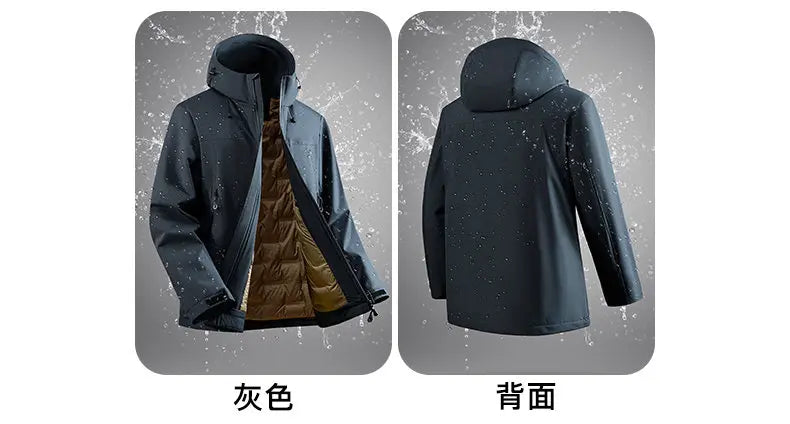 90% White Duck Down Men's Waterproof Windproof Warm Down Jacket 2025 Winter Jacket Casual Thick High-quality Clothing