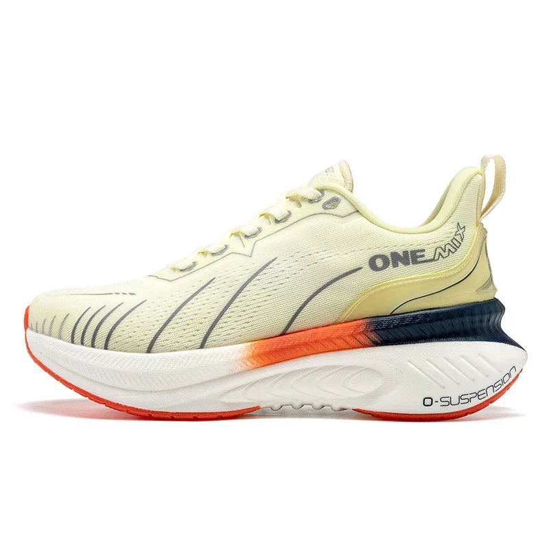 Cushioning Running Shoes For Men Suitable Heavy Runners Lace Up Sports Women Non-slip Outdoor Athletic Male Sneakers