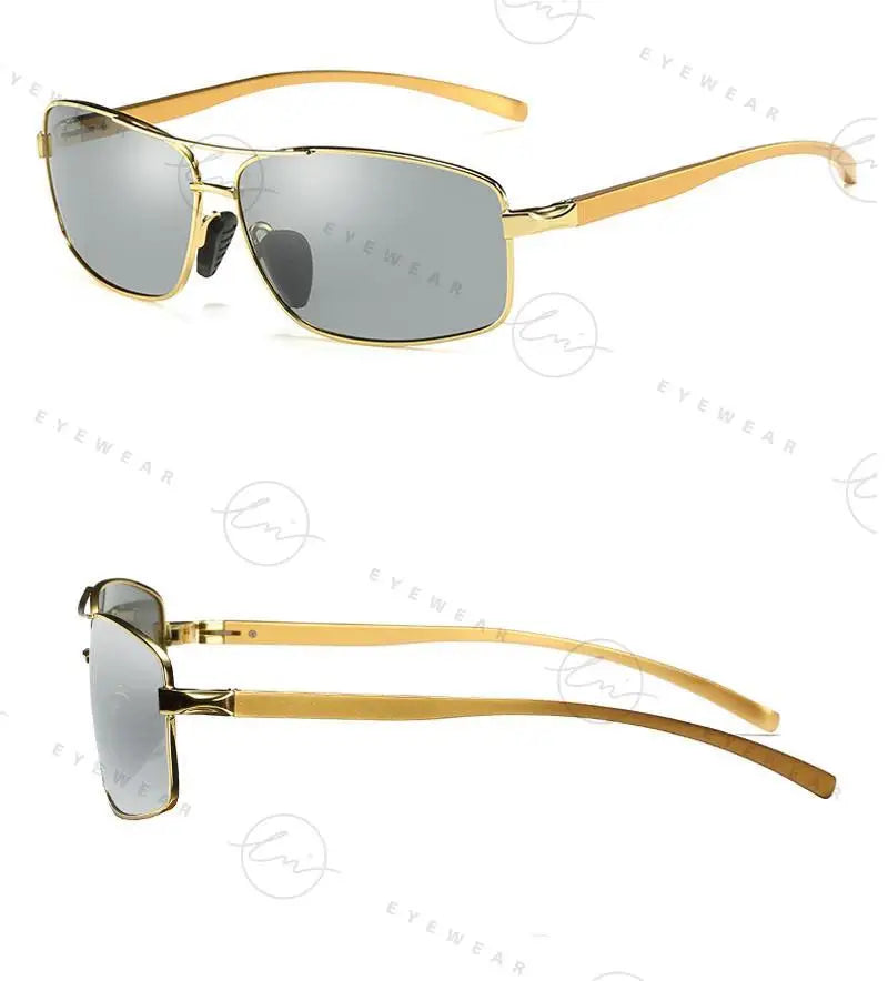Classic Photochromic Sunglasses Polarized Man Day Night Vison Glasses Woman Chameleon Lens For Driving Goggles Male