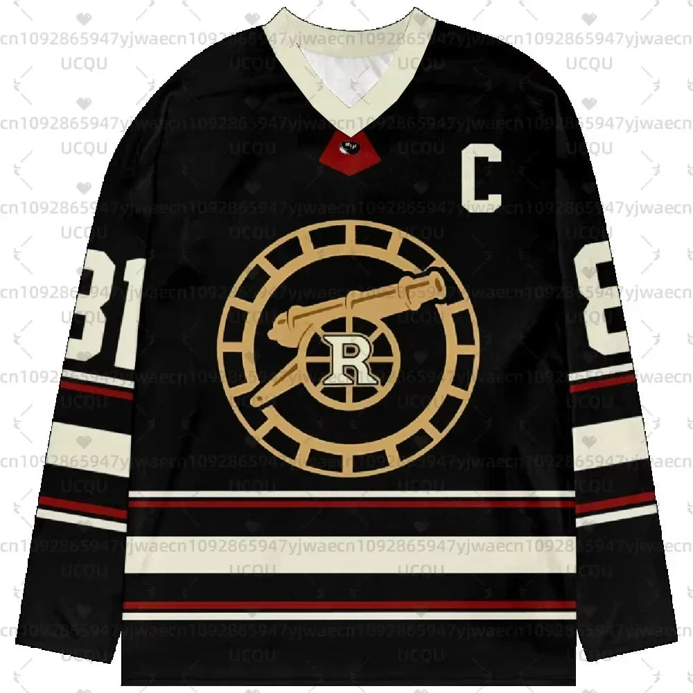 Women Men Rozanov 81 HOLLANDER NO.24 T-shirt Unisex Tops Heated Rivalry Hockey Jersey Long Sleeves T-shirt Tops