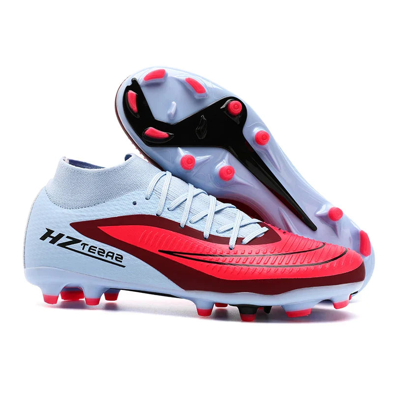 New Men Soccer Shoes Sport Boys Breathable Cleats Adult Outdoor Football Boots Training Long Spikes Non Slip Match Comfortable