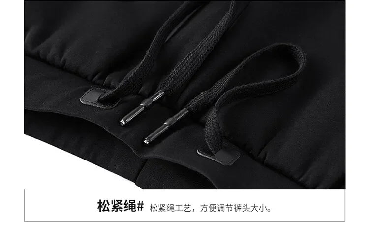 Men's Sets Jacket + pant Warm Fur Winter Sweatshirt Cashmere Tracksuit Men's Sets Fleece Thick Hooded Brand Casual Track Suits