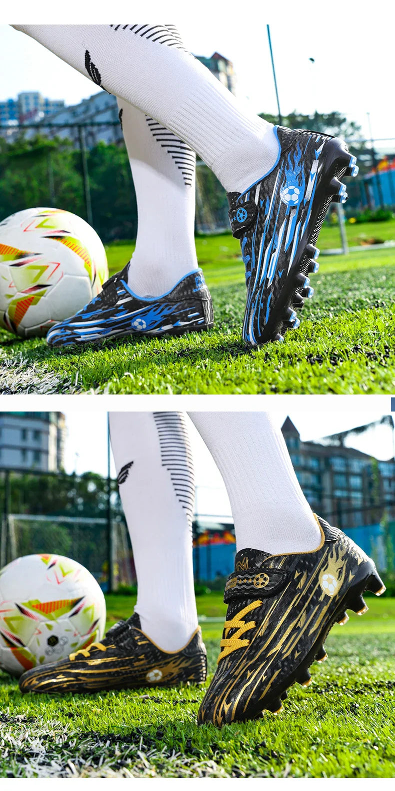 New Kids Professional Soccer Shoes TF Indoor Men Football Field Boots Original Football Shoes Society Cleats Grass Training Fast