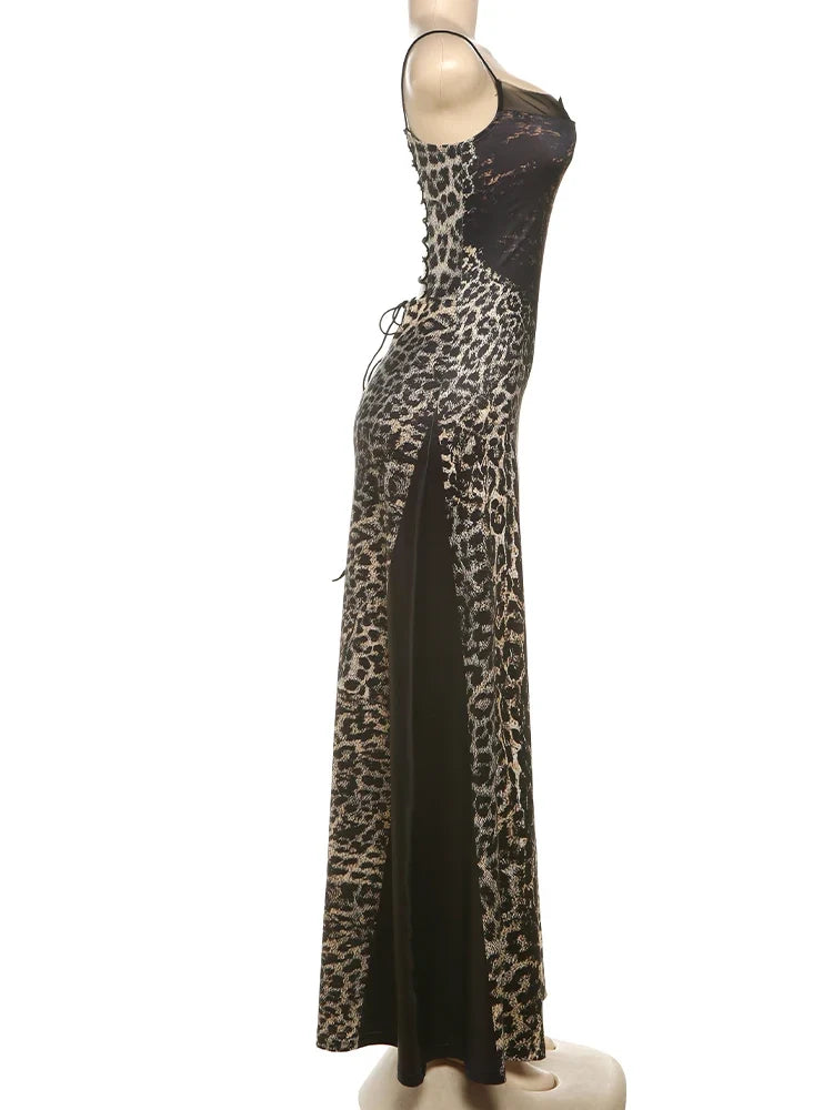 Backless Shirring Dress Women Mesh Patchwork Sexy Coquette Sleeveless Summer Birthday Party Clubwear Skinny Vestidos