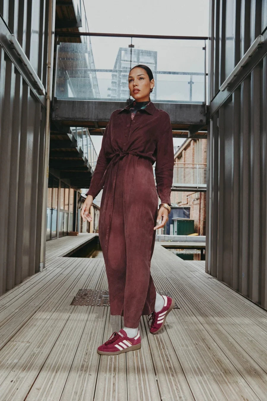 AW25 super soft high quality expensive cupro collection shirt + slip dress + skirt + print mockneck woman matching set