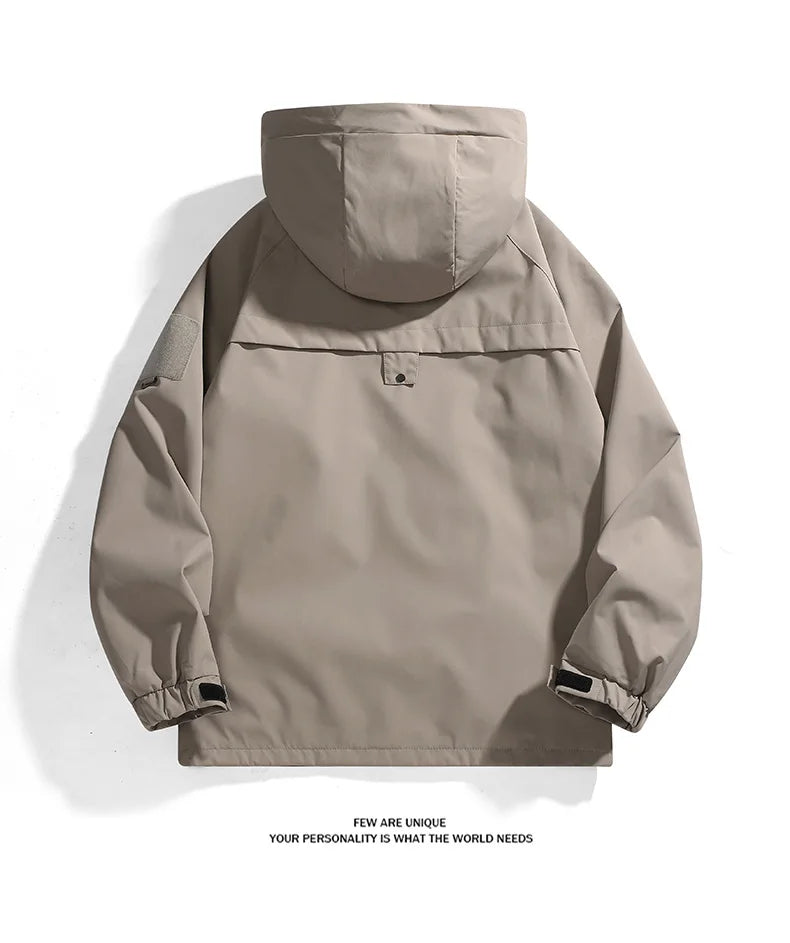 Unisex Waterproof Running Jacket Autumn Windproof Windbreaker Hiking Camping Trekking Outdoor Jackets Men Women Coats
