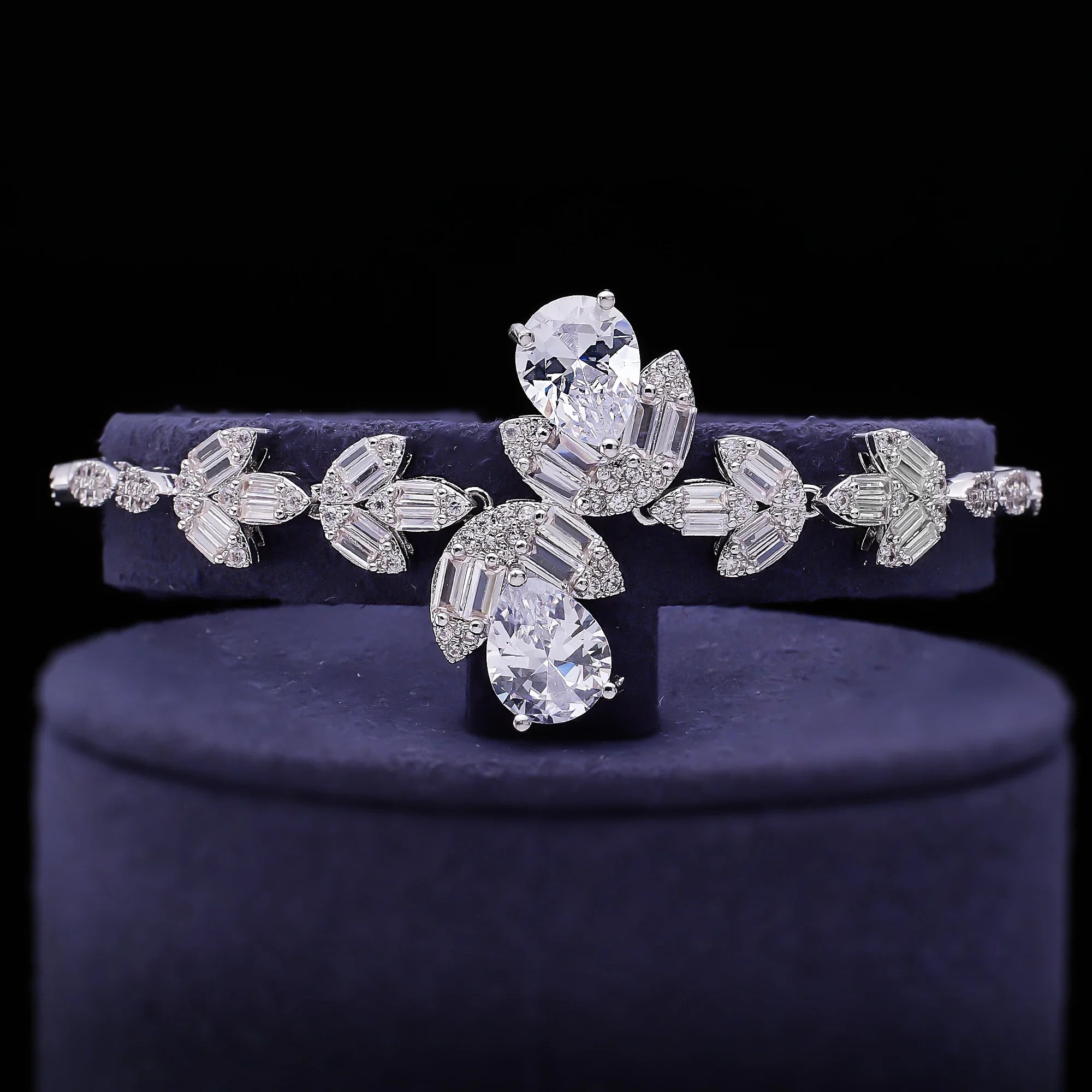 4 Pcs Super Luxury Cubic Zirconia Bridal Wedding Party Costume Nigerian Dubai Jewelry Set for Brides Accessories