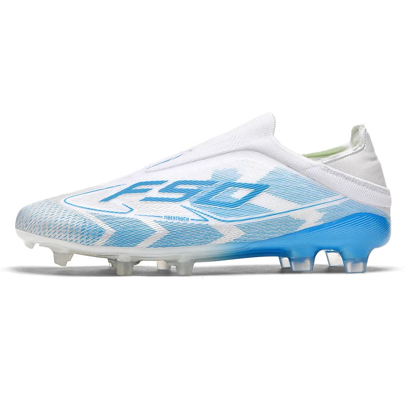 New Men Soccer Shoes Training TF/FG Outdoor Sport Football Boots Adult Long Spikes Non Slip Cleats Breathable Match Comfortable