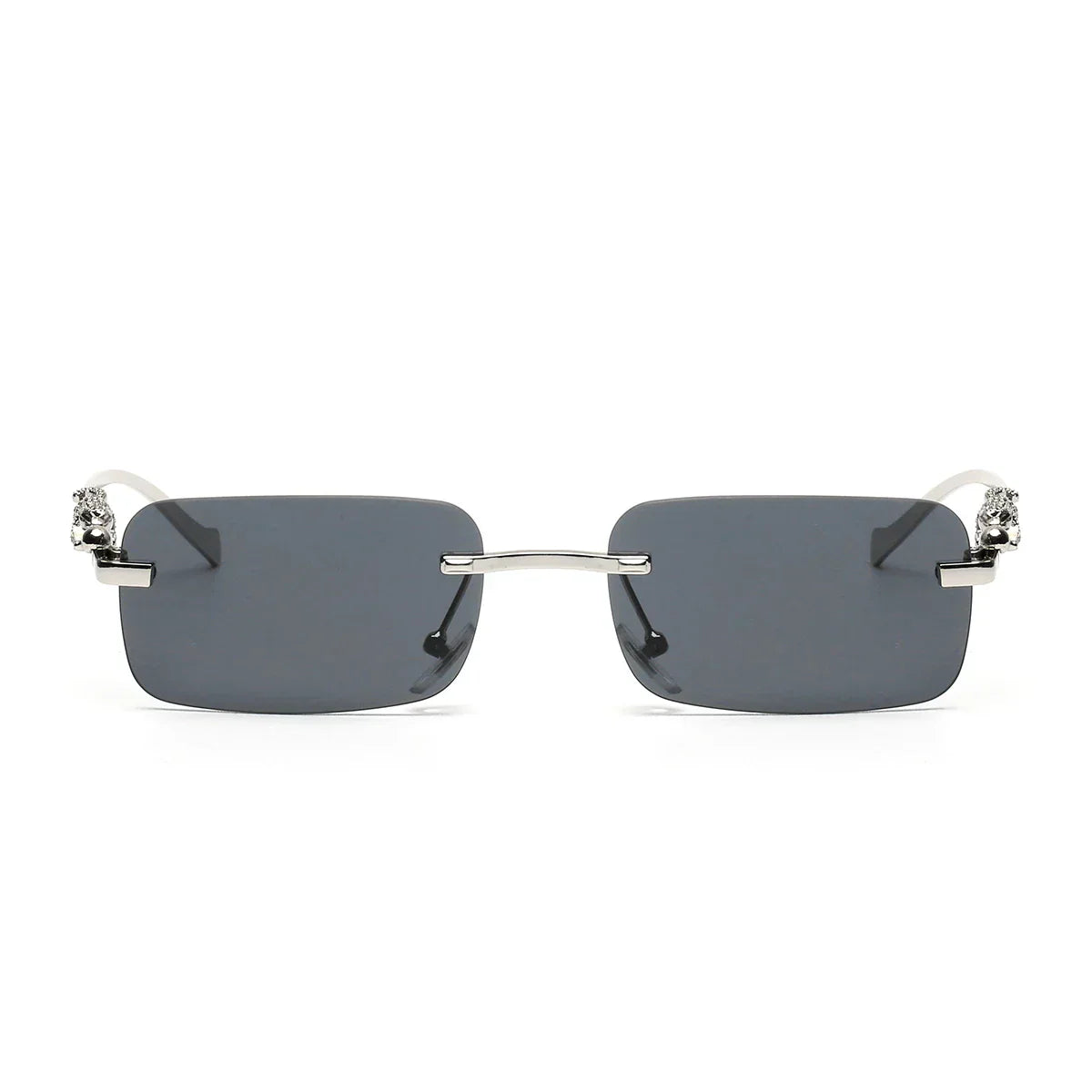 rimless sunglasses UV400 fashion square metal glasses for men women designer man's brand sun glasses shades for outdoor