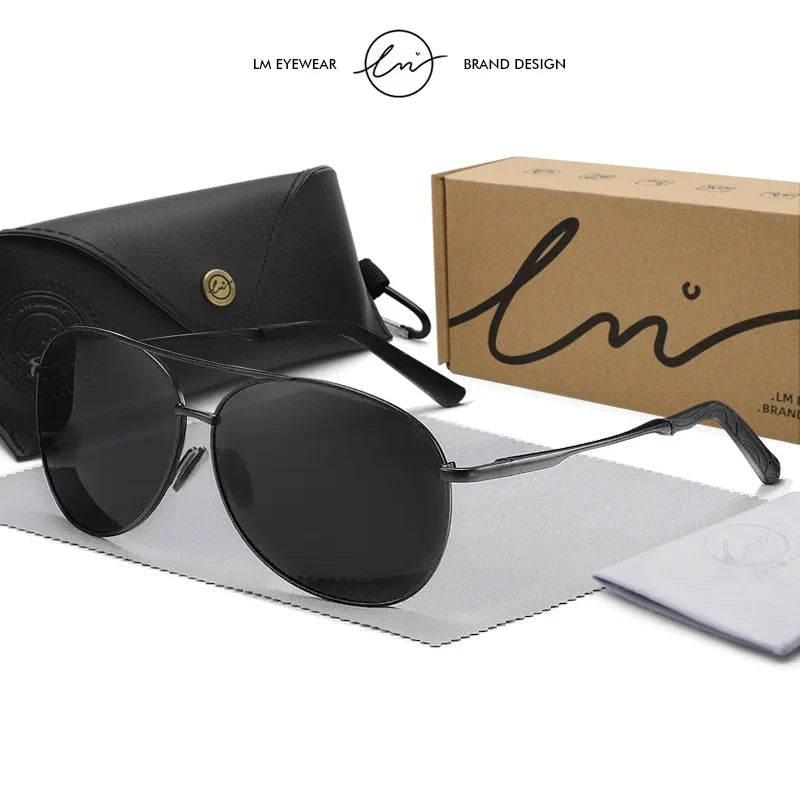 Classic Pilot Sunglasses Polarized Man Anti-Glare Safe Driving Glasses Woman Fishing Goggles Unisex UV400 Gafas De Sol