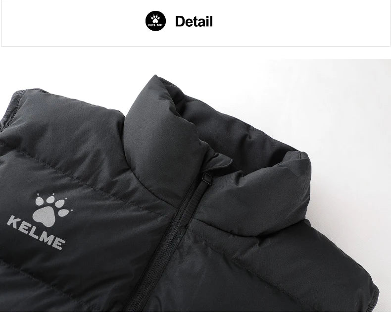 Men Winter Down Vest Sport Training Lightweight Waterproof Outwear Short Stand Collar Casual Coat Windproof Warm Jacket