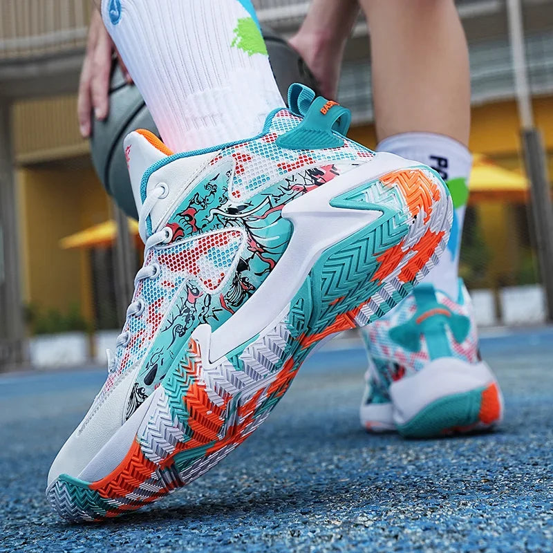 Men Basketball Shoes Light Sports Shoes Trainer Women Unisex Breathable Athletic Outdoor Unisex High Quality Sneakers