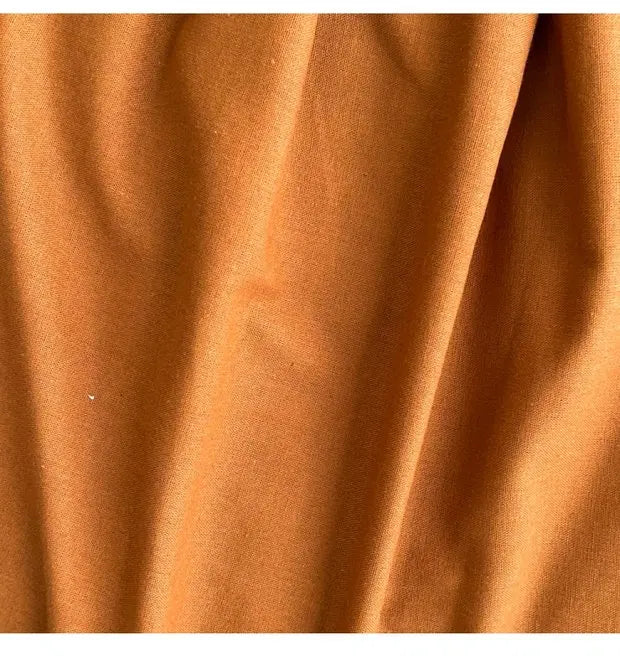 Retro Ethnic Sle Long Sve Embroidered round Ne A-Line Cotton Linen Dr Slimming Waist Cinched Ele Long Dr