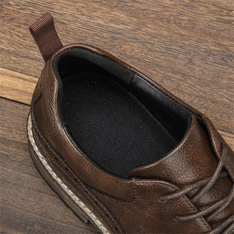 40~46 Leather Shoes Men Fashion Brand Comfortable 2024 Casual Shoes Men