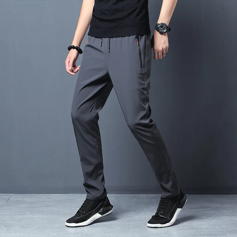 Men's Running Pants Quick-Dry Thin Casual Trousers Sport Pants
