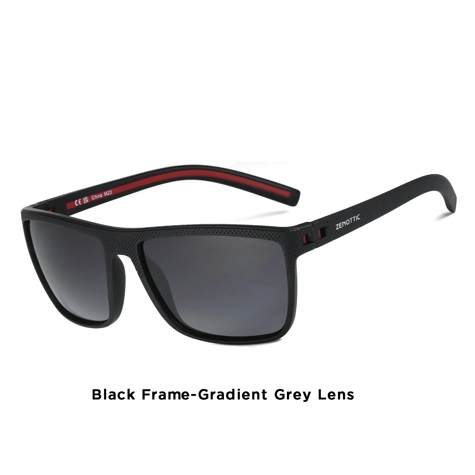Polarized Sunglasses for Men Lightweight TR90 Frame UV400 Protection Square Sun Glasses